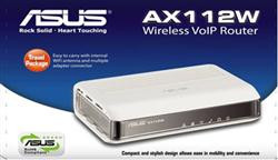 Беспроводной шлюз со встроенным VoIP адаптером AX112W. Организует домашнюю беспроводную сеть и преобразует любой аналоговый телефон в IP-телефон.
