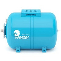 Мембранный бак для водоснабжения горизонтальный Wester  WAO150, арт. 0-14-0997           