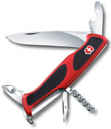 Нож перочинный Victorinox RangerGrip 68 0.9553.C 130мм 11 функций красно-чёрный
