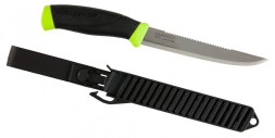 Нож Mora Fishing Comfort Scaler 150 (11893) стальной разделочный для рыбы лезв.150мм прямая заточка салатовый/черный