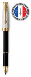 Ручка роллер Parker Sonnet Fougere (2102303) Black GT F черные чернила подар.кор.