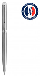 Ручка шариковая Waterman Hemisphere (2146574) Matte SS CT M синие чернила подар.кор.