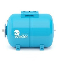 Мембранный бак для водоснабжения горизонтальный Wester Premium  WAO100, арт. 0-14-1009           