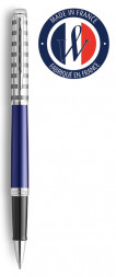 Ручка роллер Waterman Hemisphere Deluxe (2117787) Marine Blue F черные чернила подар.кор.