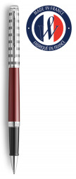 Ручка роллер Waterman Hemisphere Deluxe (2118291) Marine Red F черные чернила подар.кор.