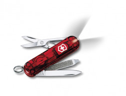 Victorinox Нож-брелок SWISSLITE RUBY 58 мм. красный полупрозрачный  0.6228.T