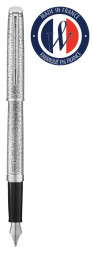 Ручка перьевая Waterman Hemisphere Deluxe (2042895) Cracked Pattern CT F перо сталь нержавеющая подар.кор.