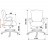 Кресло CH-818AXSN-Low низкая спинка, Бюрократ