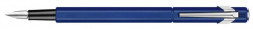 Ручка перьевая Carandache Office 849 Classic (841.159) Matte Navy Blue F перо сталь нержавеющая подар.кор.