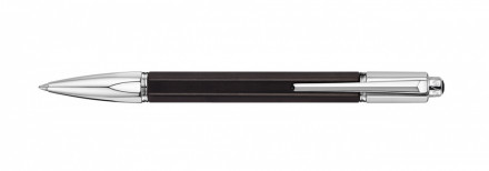Ручка шариковая Carandache Varius Ebony Silver Plated (4480.086) подар.кор.