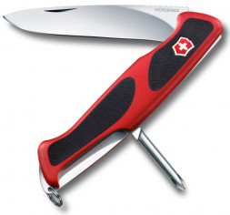 Нож перочинный Victorinox RangerGrip 53 0.9623.C 130мм 5 функций красно-чёрный