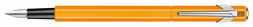 Ручка перьевая Carandache Office 849 Fluo (841.030) оранжевый флуоресцентный F перо сталь нержавеющая подар.кор.