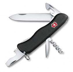 Victorinox Нож для спецслужб с фиксатором лезвия NOMAD 111 мм/ черный  0.8353.3