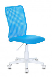Кресло детское Бюрократ KD-9 сетка/ткань (пластик белый)