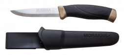Нож Mora Companion Russian Limited (13643) стальной лезв.103мм прямая заточка черный/золотистый