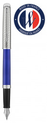 Ручка перьевая Waterman Hemisphere Deluxe (2043217) Blue Wave CT F перо сталь нержавеющая подар.кор.