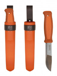 Нож Mora Kansbol (13505) стальной лезв.109мм прямая заточка оранжевый/красный