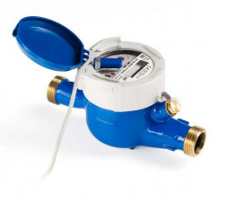 Домовой счетчик воды MNK-RP-I, 40°C, DN 25, Qn 3,5, L 260 mm, с присоед.