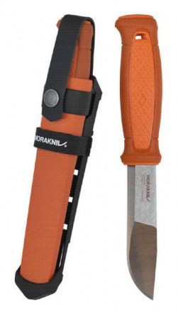 Нож Mora Kansbol Multi-mount (13507) стальной разделочный лезв.109мм оранжевый/красный