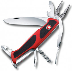 Нож перочинный Victorinox RangerGrip 74 0.9723.C 130мм 14 функций красно-чёрный