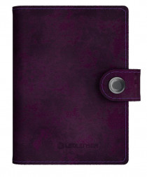Кошелек Led Lenser Lite Wallet 502399 фиолетовый натур.кожа
