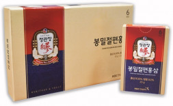 Корень корейского красного женьшеня в меду в виде слайсов (кусочков), 20г * 6 пакетиков