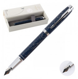 Ручка перьевая Parker IM Premium SE F325 (2074147) Midnight astral F перо сталь нержавеющая подар.кор.
