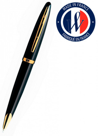 Ручка шариковая Waterman Carene (S0700380) Black GT M синие чернила подар.кор.