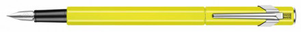 Ручка перьевая Carandache Office 849 Fluo (840.470) желтый флуоресцентный M перо сталь нержавеющая подар.кор.