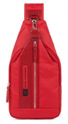 Рюкзак слинг Piquadro Bios CA4536BIO/R красный нейлон