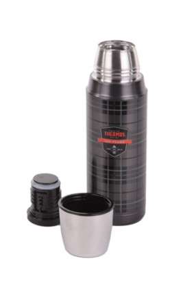Thermos H2000 470ml Anniversary King Stainless Steel Vacuum Flask, 918123