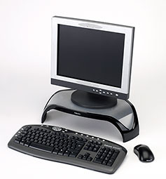 Подставка под монитор Fellowes CRC80201 черный/серый