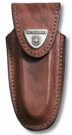 Чехол Victorinox 4.0533 кожаный для ножей 91мм толщиной 2-4 уровня коричневый