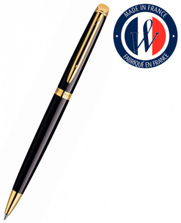 Ручка шариковая Waterman Hemisphere (S0920670) Mars Black GT M синие чернила подар.кор.