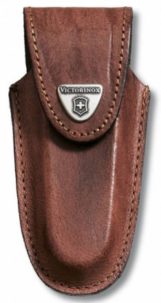 Чехол Victorinox 4.0538 кожаный для ножей 111мм толщиной 5-8 уровней коричневый