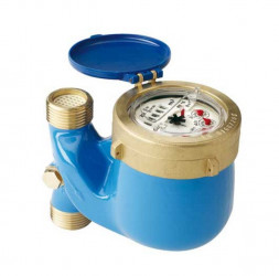 Домовой счетчик воды MTK-I-ST, 40°C, DN 25, Qn 6, L 150 mm, с имп. (10L/Imp.), без присоед.