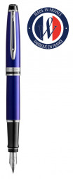 Ручка перьевая Waterman Expert 3 (2093456) Blue CT F перо сталь нержавеющая подар.кор.