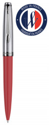 Ручка шариковая Waterman Embleme (2100326) Red CT M синие чернила подар.кор.