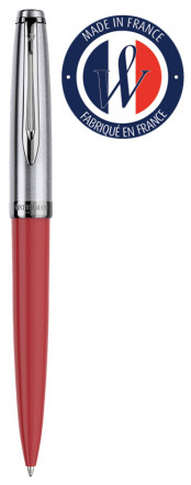Ручка шариковая Waterman Embleme (2100326) Red CT M синие чернила подар.кор.