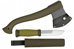 Набор нож/топор Mora Outdoor Kit MG (1-2001) компл.:1шт с топором хаки