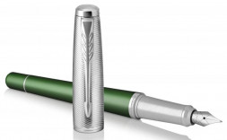 Ручка перьевая Parker Urban Premium F311 (1931617) Green CT F перо сталь нержавеющая подар.кор.
