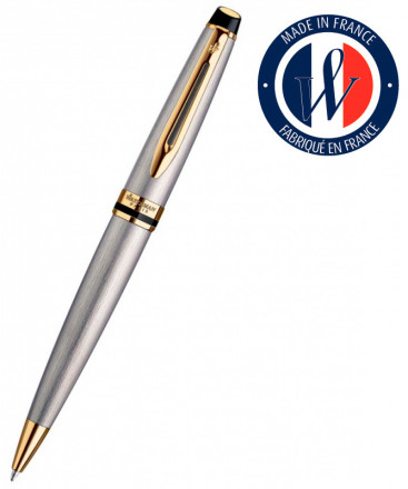 Ручка шариковая Waterman Expert 3 (S0952000) Stainless Steel GT M синие чернила подар.кор.