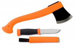 Набор нож/топор Mora Outdoor Kit (12096) компл.:1шт с топором оранжевый/черный