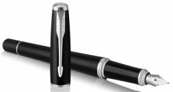 Ручка перьевая Parker Urban Core F309 (1931592) Muted Black CT F перо сталь нержавеющая подар.кор.
