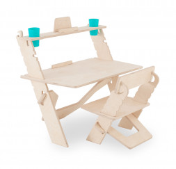 Комплект детской растущей мебели Конструктор 3в1 ЭКО 